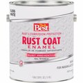 All-Source Rust Coat Oil-Based Gloss Enamel, White, 1 Gal. 203370D